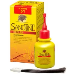 Sanotint Naturkosmetik^- Reflex Haartönung 51 Schwarz 80ml