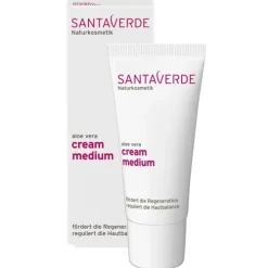 Santaverde Gesichtspflege|Naturkosmetik^- aloe vera cream medium 30ml