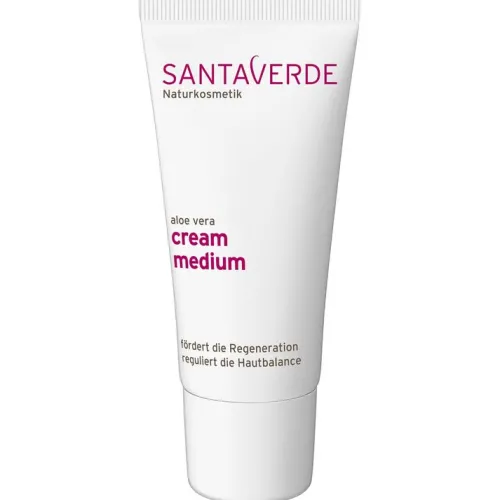 Santaverde Gesichtspflege|Naturkosmetik^- aloe vera cream medium 30ml
