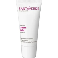 Santaverde Gesichtspflege|Naturkosmetik^- aloe vera cream light ohne Duft 30ml
