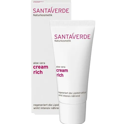 Santaverde Gesichtspflege|Naturkosmetik^- aloe vera cream rich 30ml