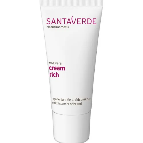 Santaverde Gesichtspflege|Naturkosmetik^- aloe vera cream rich 30ml
