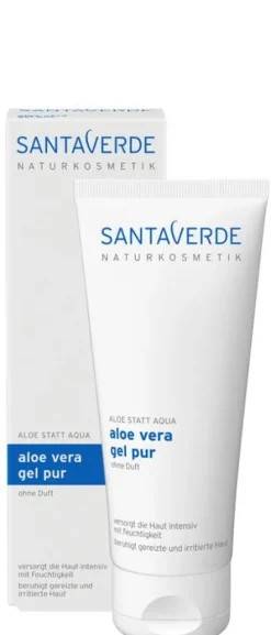 Santaverde Hautpflege|Gesichtspflege^- aloe vera gel pur ohne Duft 100ml