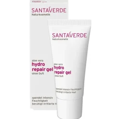 Santaverde Gesichtspflege|Naturkosmetik^- aloe vera hydro repair gel ohne Duft 30ml