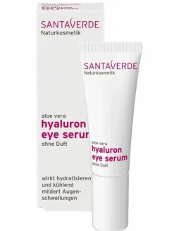 Santaverde Gesichtspflege|Naturkosmetik^- hyaluron eye serum ohne Duft, 10ml