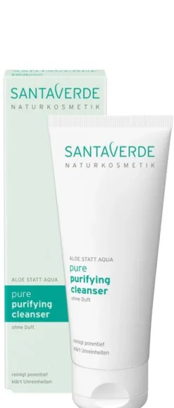 Santaverde Gesichtspflege|Naturkosmetik^- pure purifying cleanser ohne Duft, 100ml
