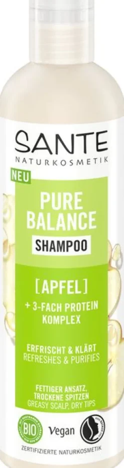 SANTE Haarpflege|Naturkosmetik^- Shampoo Pure Balance, 250ml
