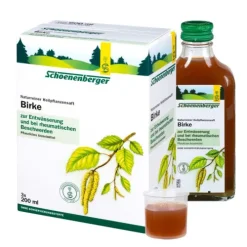 SCHOENENBERGER Frischpflanzensäfte^- Birke, Naturreiner Heilpflanzensaft bio, 600ml