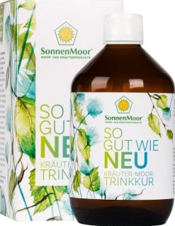 SONNENMOOR Entschlacken^- SO GUT WIE NEU Kräuter-Moor Trinkkur 500ml