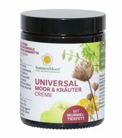 SONNENMOOR Hautpflege^- Universal Moor & Kräutercreme mit Murmeltierfett, 140g