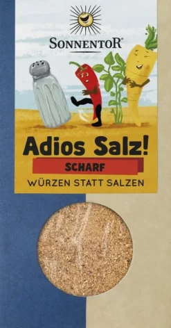 SONNENTOR Gewürze Und Kräuter|Glutenfreie Lebensmittel^- Adios Salz! Gemüsemischung scharf, 50g