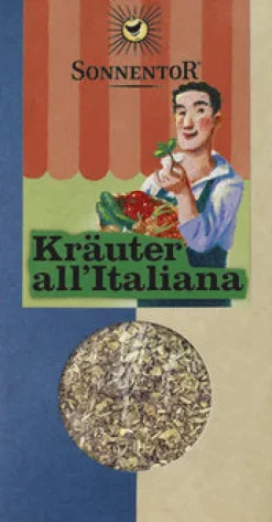 SONNENTOR Gewürze Und Kräuter|Glutenfreie Lebensmittel^- all Italiana geschnitten, bio 20g