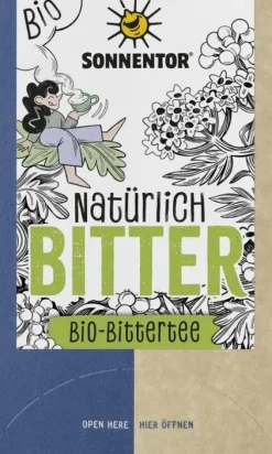 SONNENTOR Glutenfreie Lebensmittel^- Bittertee Natürlich BITTER, 18x1,8g