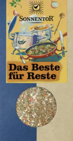 SONNENTOR Gewürze Und Kräuter|Glutenfreie Lebensmittel^- Das Beste für Reste Gewürz, bio 50g