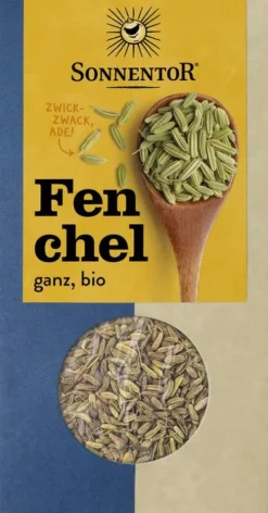 SONNENTOR Gewürze Und Kräuter^- Fenchel ganz, 40g