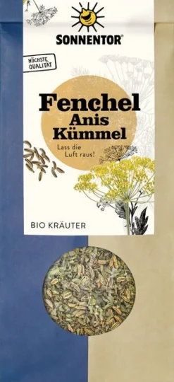 SONNENTOR Kräutertee^- Fenchel-Anis-Kümmel Tee lose, 150g