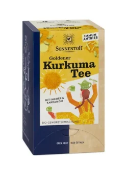SONNENTOR Glutenfreie Lebensmittel^- Goldener Kurkuma Tee bio 18 FB