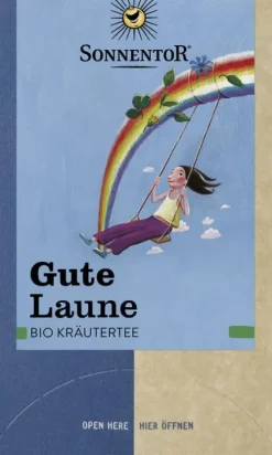 SONNENTOR Kräutertee|Glutenfreie Lebensmittel^- Gute Laune Kräutertee bio, 18 FB