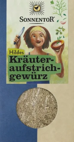 SONNENTOR Gewürze Und Kräuter^- Hildes Kräuteraufstrich Gewürz, 50g