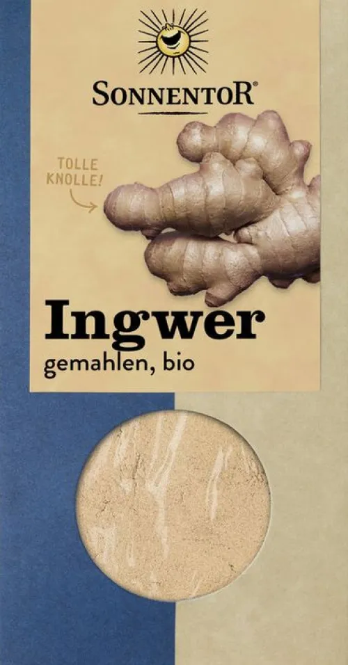 SONNENTOR Gewürze Und Kräuter|Glutenfreie Lebensmittel^- Ingwer gemahlen, 30g