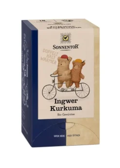 SONNENTOR Glutenfreie Lebensmittel^- Ingwer Kurkuma Gewürztee 18 FB