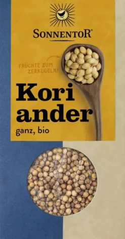SONNENTOR Gewürze Und Kräuter|Glutenfreie Lebensmittel^- Koriander ganz, 35g