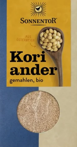 SONNENTOR Gewürze Und Kräuter^- Koriander gemahlen, 40g