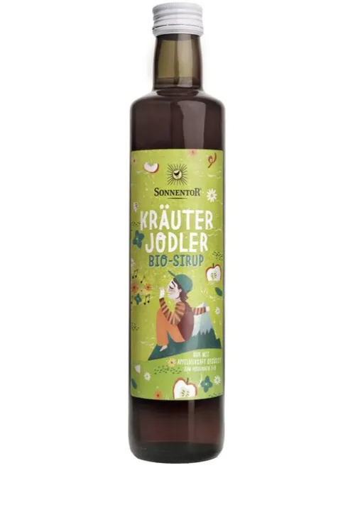 SONNENTOR Sirup|Glutenfreie Lebensmittel^- Kräuterjodler Sirup, 500ml