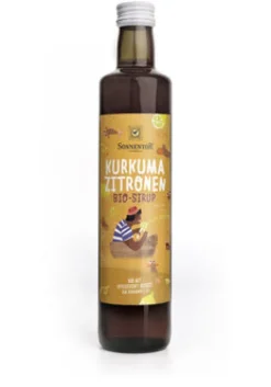 SONNENTOR Glutenfreie Lebensmittel^- Kurkuma Zitronen Sirup, bio, 500ml