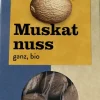 SONNENTOR Gewürze Und Kräuter|Glutenfreie Lebensmittel^- Muskatnuss ganz bio, 25g