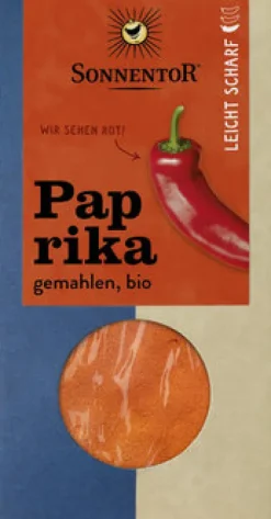 SONNENTOR Gewürze Und Kräuter|Glutenfreie Lebensmittel^- Paprika scharf gemahlen, bio 50g