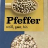 SONNENTOR Gewürze Und Kräuter|Glutenfreie Lebensmittel^- Pfeffer weiß ganz, 35g
