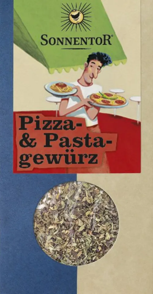 SONNENTOR Gewürze Und Kräuter|Glutenfreie Lebensmittel^- Pizza- und Pastagewürz, 20g