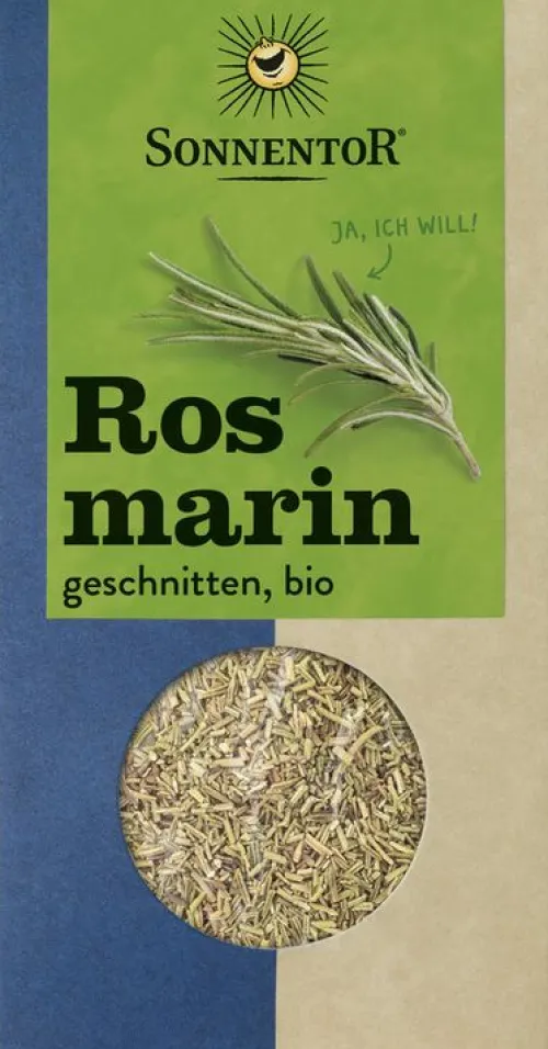SONNENTOR Gewürze Und Kräuter|Glutenfreie Lebensmittel^- Rosmarin geschnitten, 25g