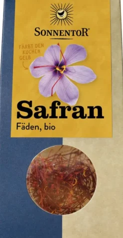 SONNENTOR Gewürze Und Kräuter|Glutenfreie Lebensmittel^- Safranfäden ganz, 0,5g