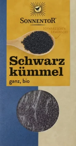 SONNENTOR Gewürze Und Kräuter|Glutenfreie Lebensmittel^- Schwarzkümmel ganz, 50g
