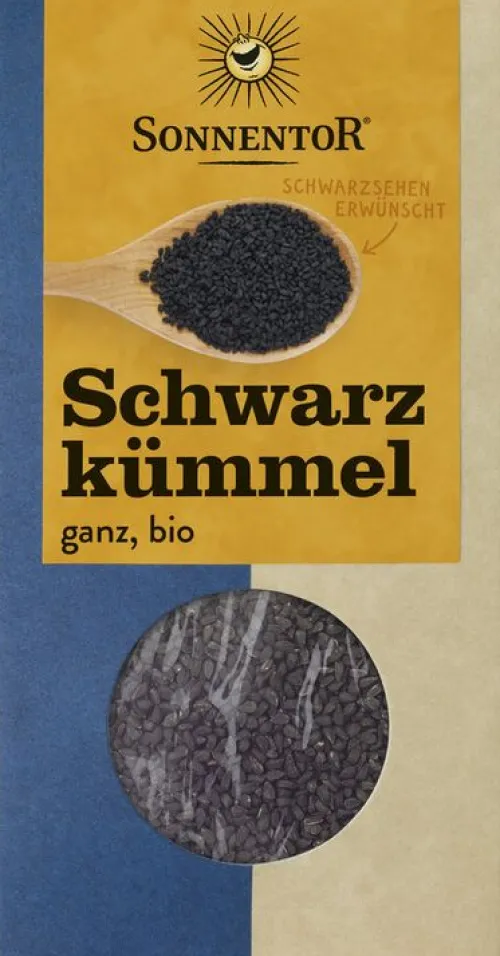 SONNENTOR Gewürze Und Kräuter|Glutenfreie Lebensmittel^- Schwarzkümmel ganz, 50g