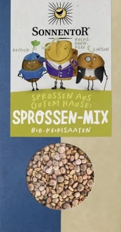 SONNENTOR Keime & Saaten|Glutenfreie Lebensmittel^- Sprossen-Mix, 120g