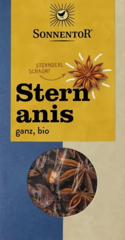SONNENTOR Gewürze Und Kräuter|Glutenfreie Lebensmittel^- Sternanis ganz, 25g