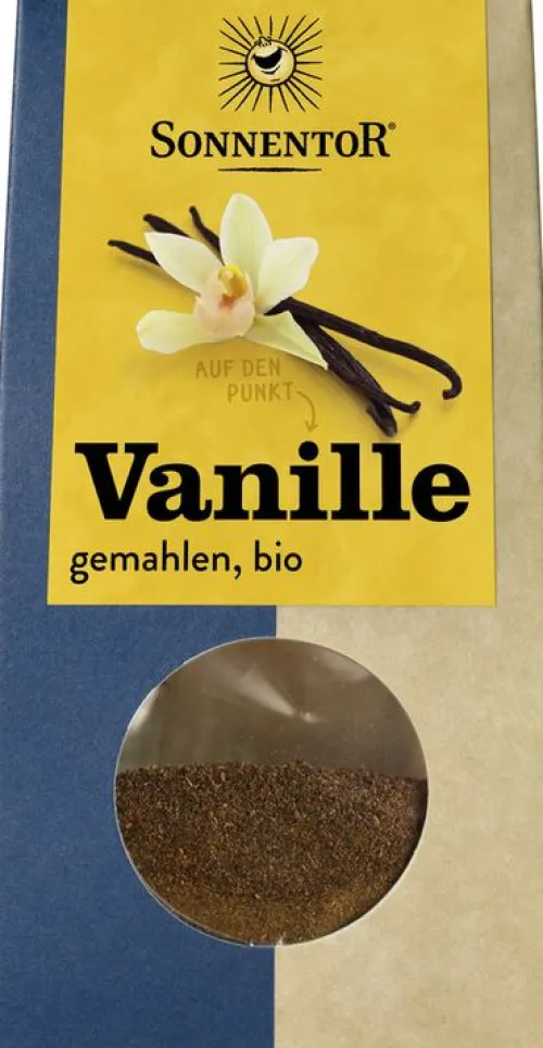 SONNENTOR Backzutaten|Glutenfreie Lebensmittel^- Vanillepulver bio 10g