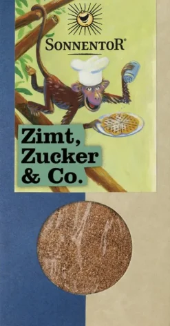 SONNENTOR Backzutaten|Gewürze Und Kräuter^- Zimt, Zucker & Co, 90g