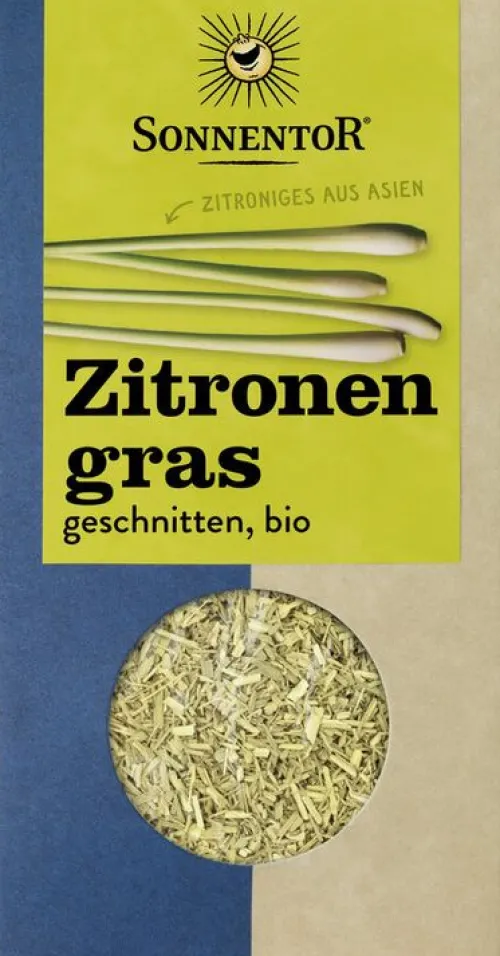 SONNENTOR Gewürze Und Kräuter|Glutenfreie Lebensmittel^- Zitronengras geschnitten, 25g