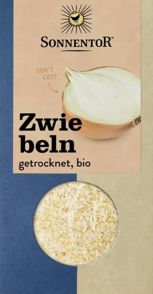SONNENTOR Gewürze Und Kräuter|Glutenfreie Lebensmittel^- Zwiebeln getrocknet, 75g