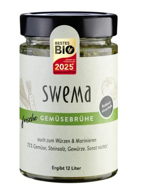 Swema Brühen & Würze|Brühen^- Frische Bio-Gemüsebrühe klassisch, 320g