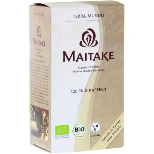 TERRA MUNDO Immunsystem^TerraMundo - Vitalpilz- Maitake 400 mg Kapseln bio 120Stk