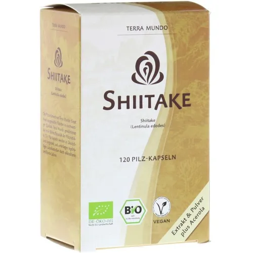 TERRA MUNDO Immunsystem^TerraMundo - Vitalpilz- Shiitake 400mg Kapseln bio 120Stk