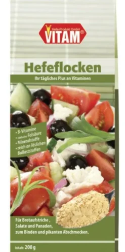 VITAM GMBH Binde- & Geliermittel|Binde- Und Geliermittel^Vitam - Hefeflocken 200g