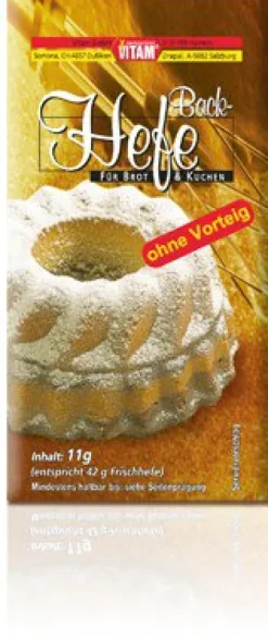 VITAM GMBH Backzutaten|Glutenfreie Lebensmittel^Vitam - Instant Backhefe ohne Vorteig 11 g