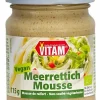VITAM GMBH Vegane Brotaufstriche|Glutenfreie Lebensmittel^VITAM - Meerrettich Mousse vegan bio, 115g
