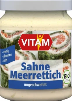 VITAM GMBH Glutenfreie Lebensmittel^VITAM - Sahne Meerrettich bio, 115g
